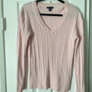 EUC TOMMY HILFIGER light pink sweater : L